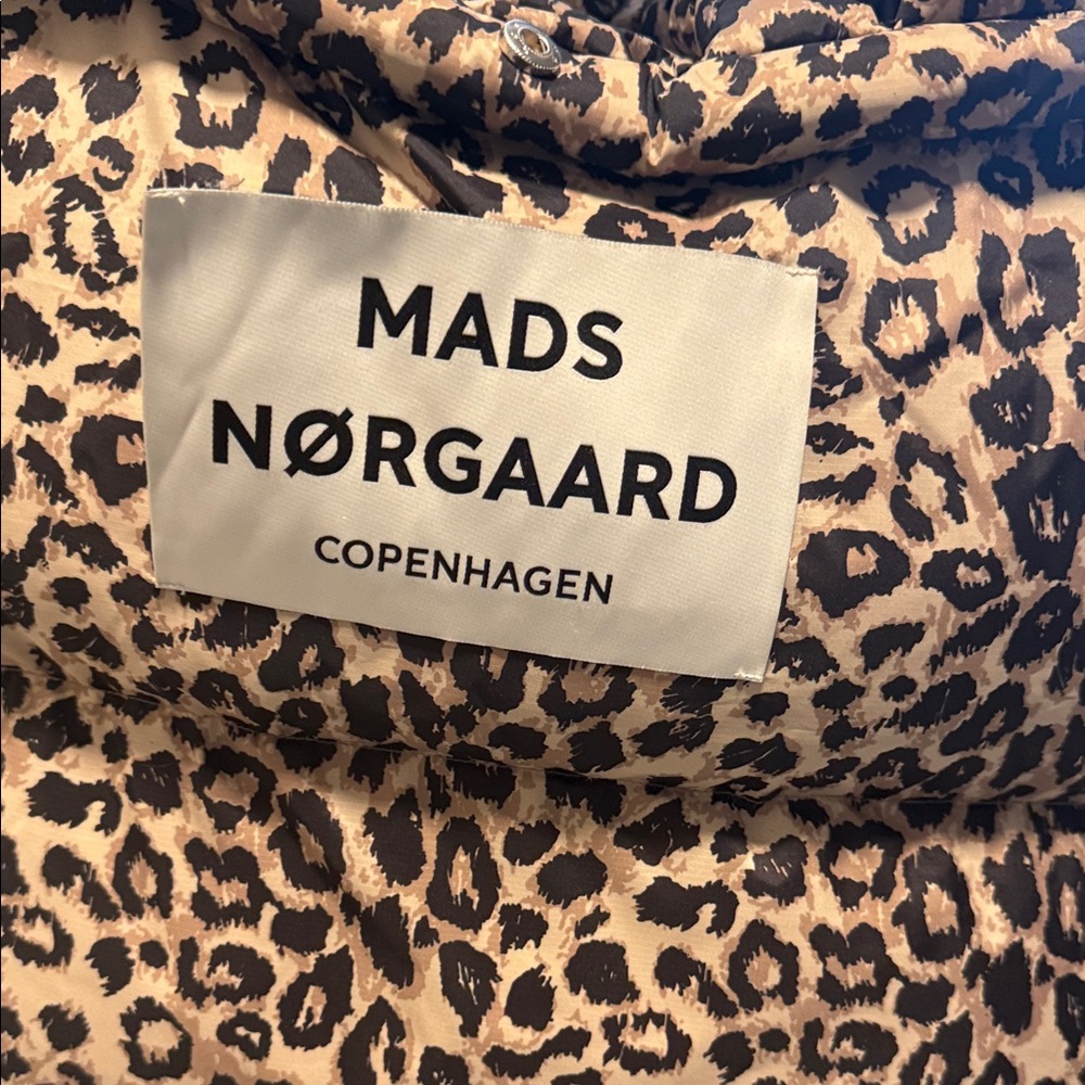 Mads Norgaard Leopard Print Shoulder Bag